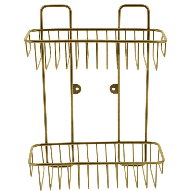 Geyser Trådkurv Rektangulær 325x250x120mm Dob Mat Guld