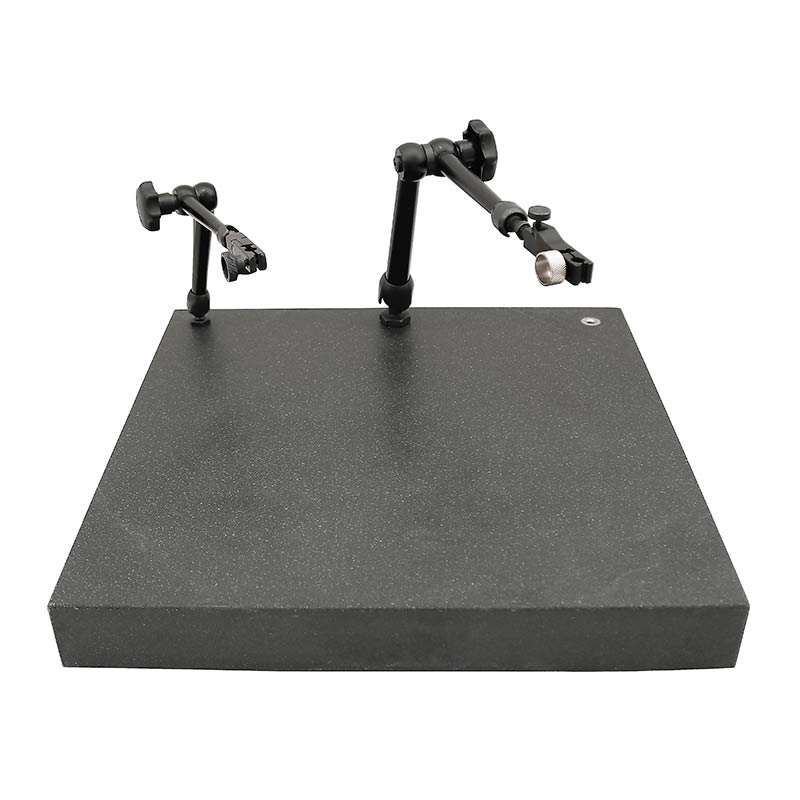 Granitbord 400x400x50 Mm Med 3xm8 Gevindhuller Din 876 Grad