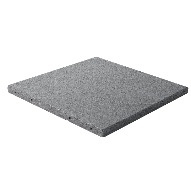 Gummiflise 50x50x3 Cm Grå Nordic Play Active     M2 30 Stk  810-173