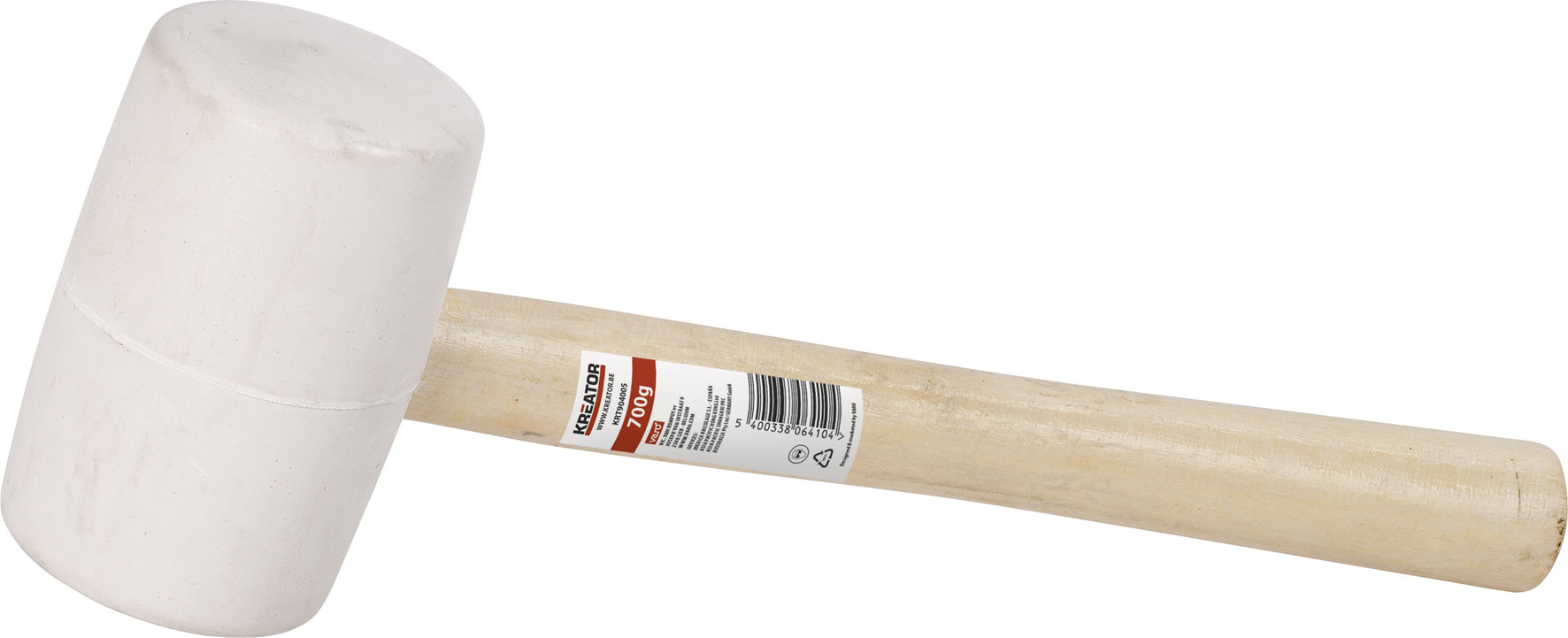 Gummihammer Hvid 900 Gram