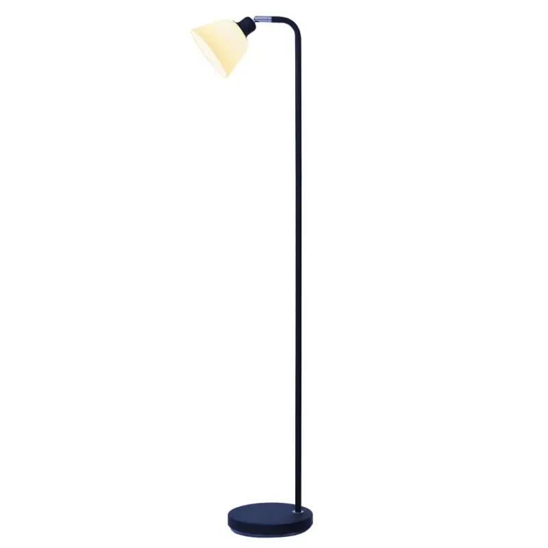 Halo Design Carpenter Gulvl  ø15  E14  Opal Glas   Sort 737574
