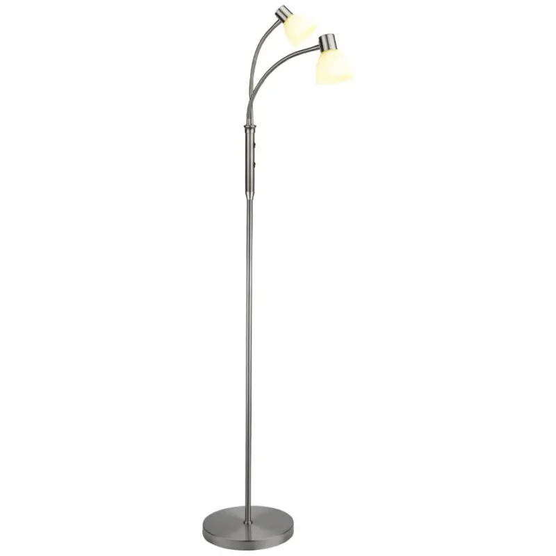 Halo Design Hudson Gulvl  Led 2l G9  Opal Glas    -stål 736904