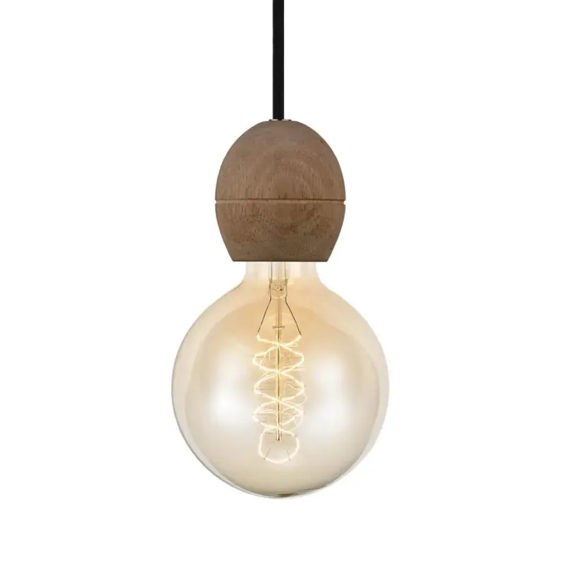 Halo Design Light Fatningssæt E27 Mørk-træ 716814