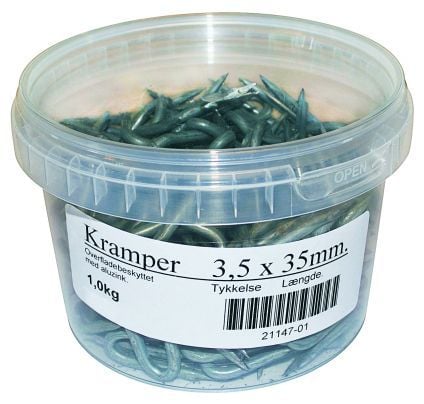 Hegnskramper Alu Zink     35 Mm   Kg