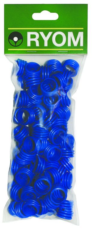Hønseringe Plast Blå 100 Stk