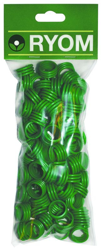 Hønseringe Plast Grøn 100 Stk