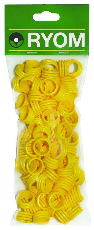 Hønseringe Plast Gul 100 Stk