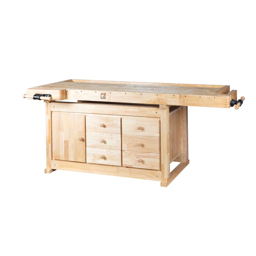 Høvlbænk Arbejdsbord Med Skuffer Holzmann Wb210c