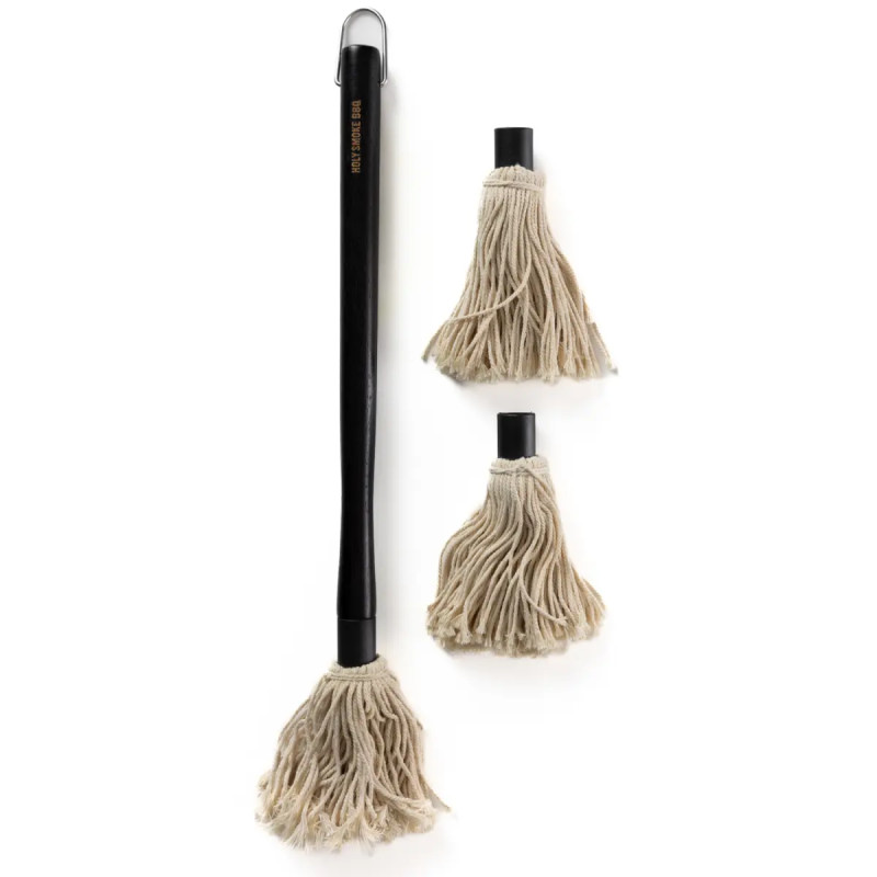 Holy Smoke Bbq Sauce Mop Inkl    Ekstra Moppehoveder