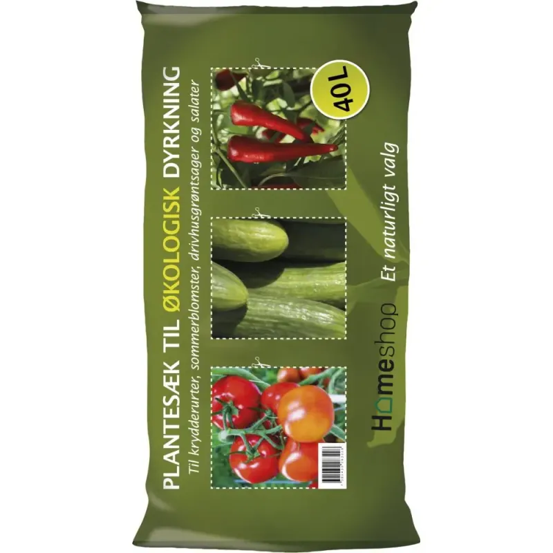 Homeshop økologisk Plantesæk 40