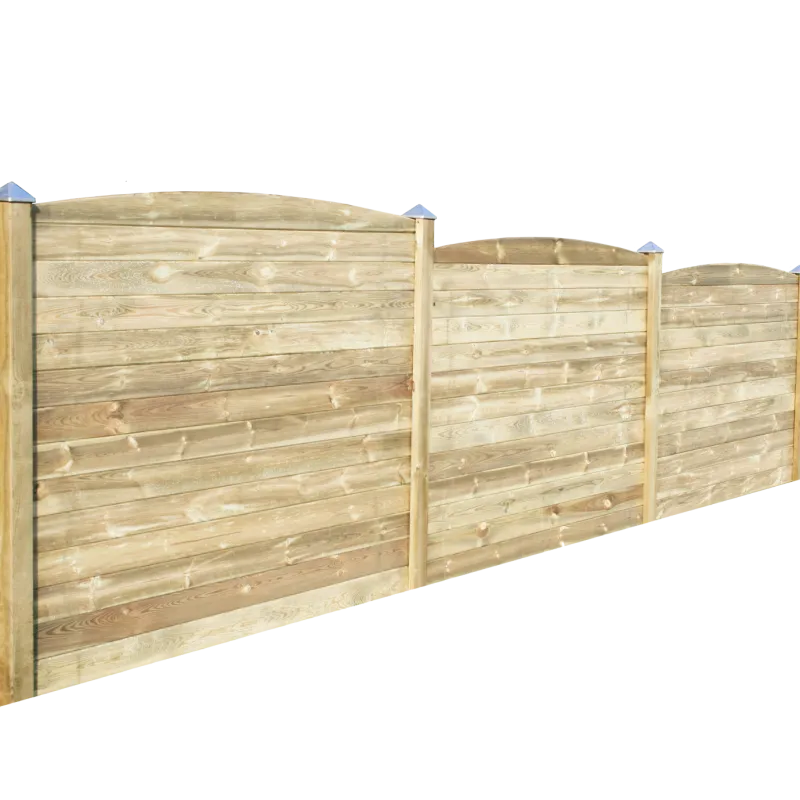 Hortus 178   Cm   Fag Med Topprofil Buet Afslutning Og   Mellem Stolper 101-690
