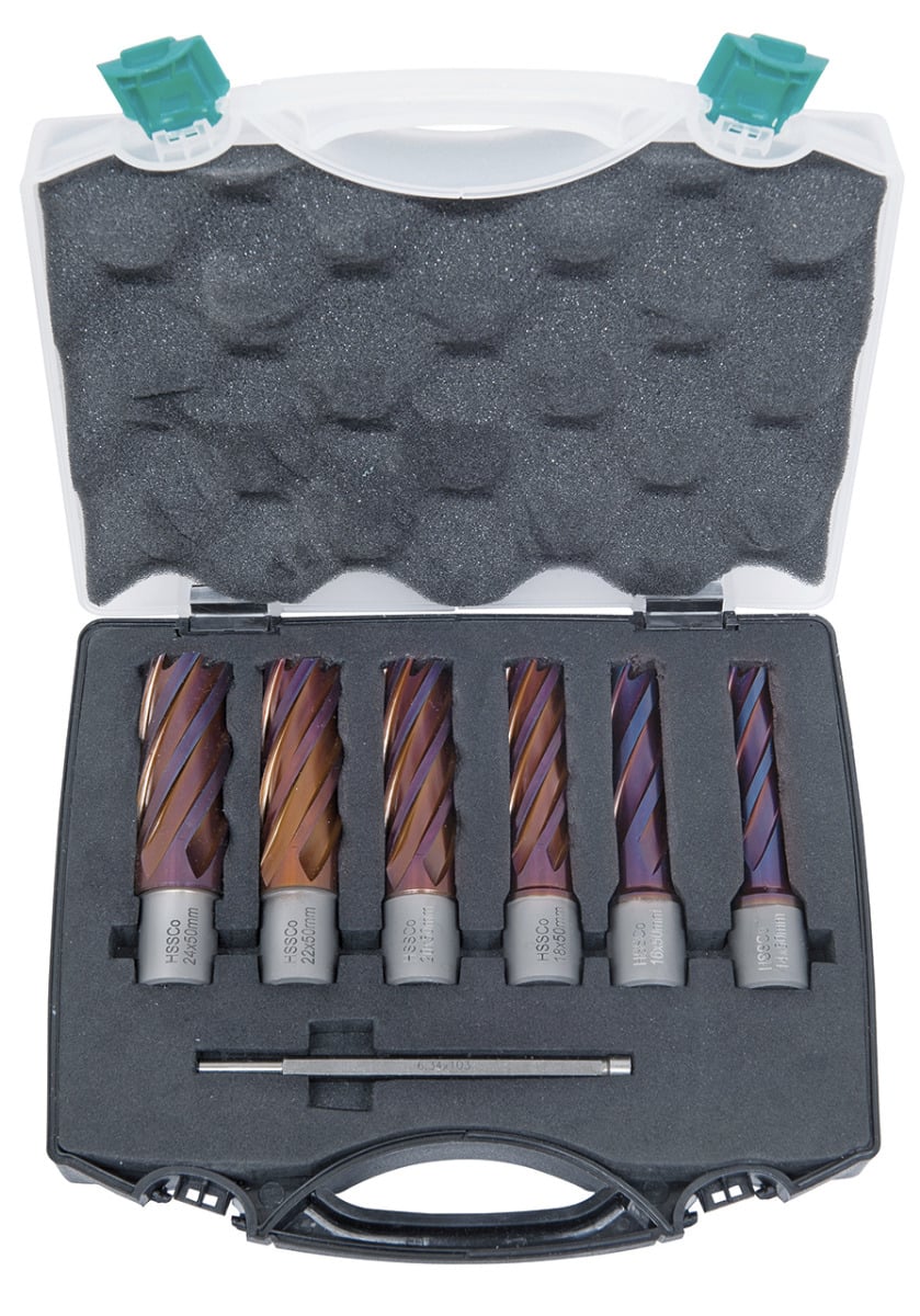 Hss-co5 Kerneborsæt Naco  14 24 Mm  Boredybde 50 Mm
