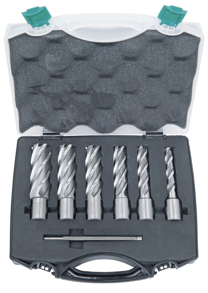 Hss-kerneborsæt  14 24 Mm  Boredybde 50 Mm