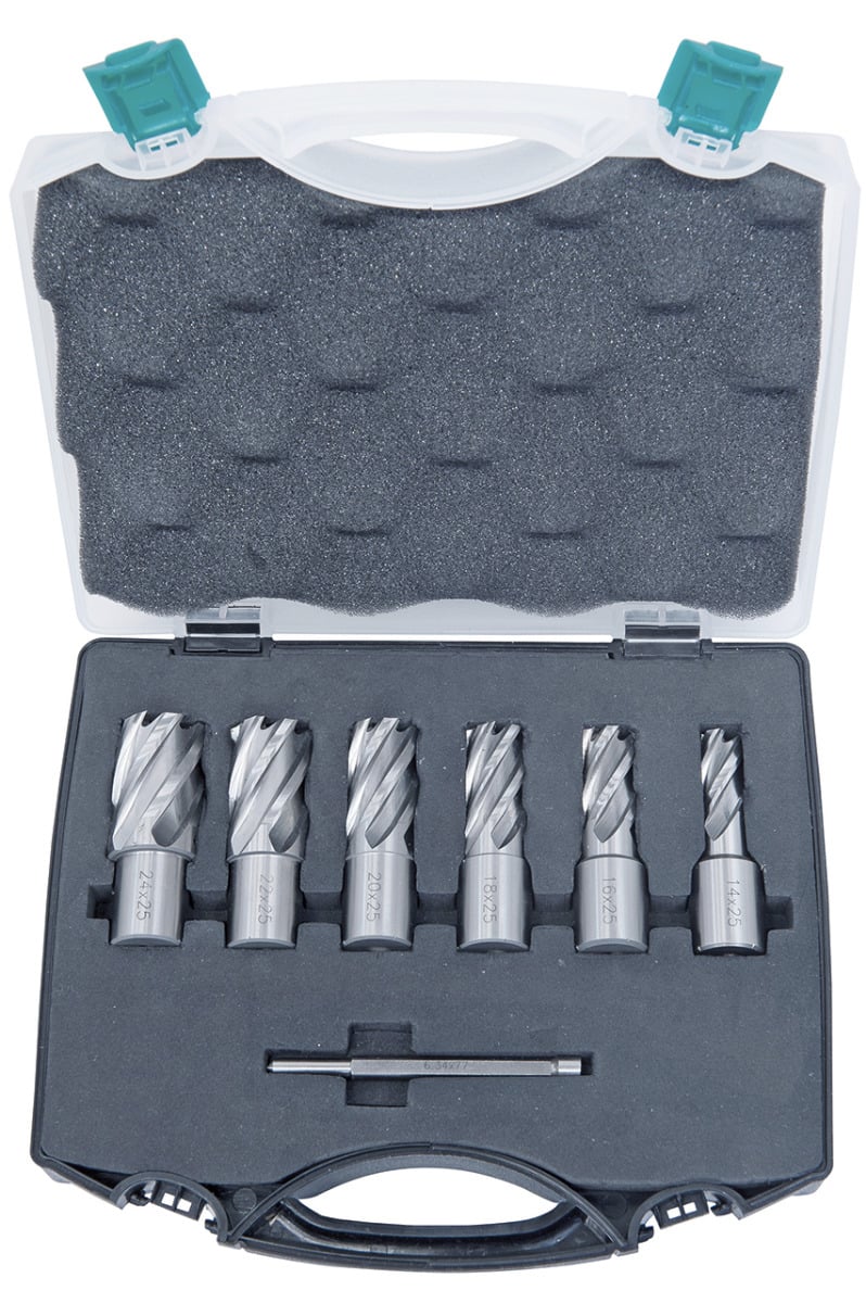 Hss-kerneborsæt  14 24 Mm  Boredybde 25 Mm
