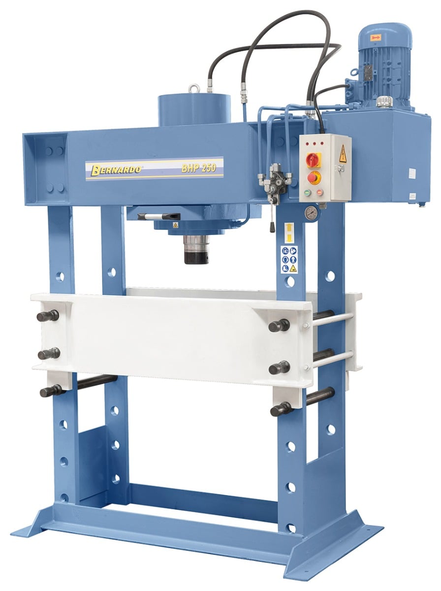 Hydr  Værkstedspresse Med Flytbar Cylinder Bhp 250