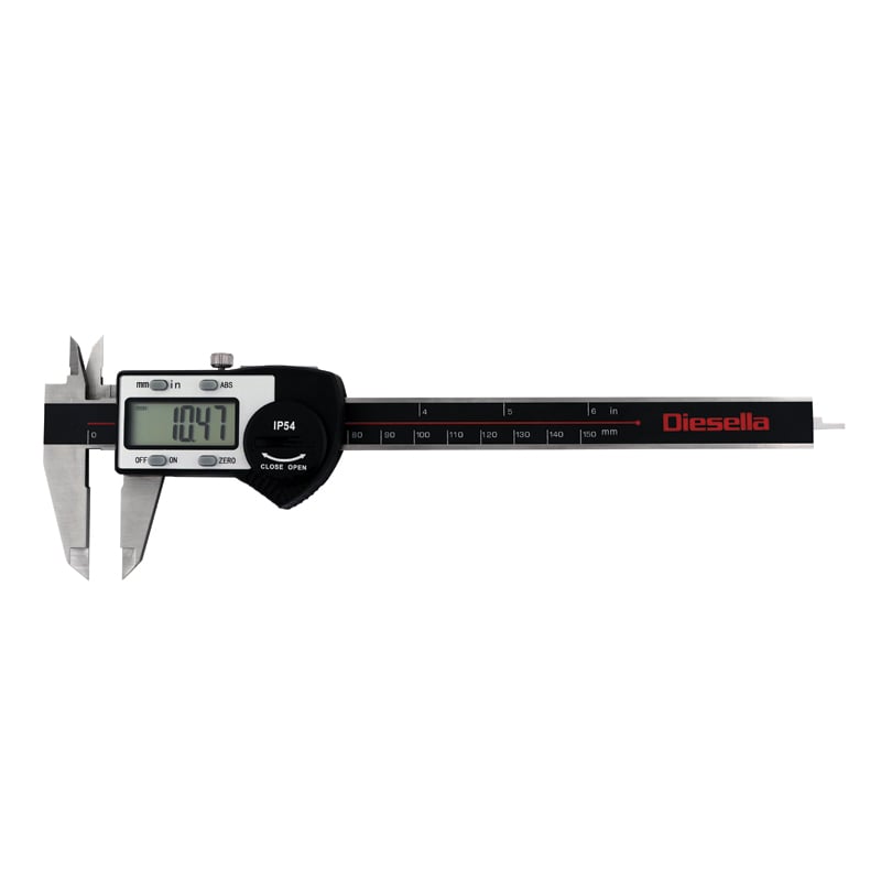 Ip54 Digital Skydelære  -150x0 01 Mm Med Abs Funktion Og Kæbelængde 40 Mm