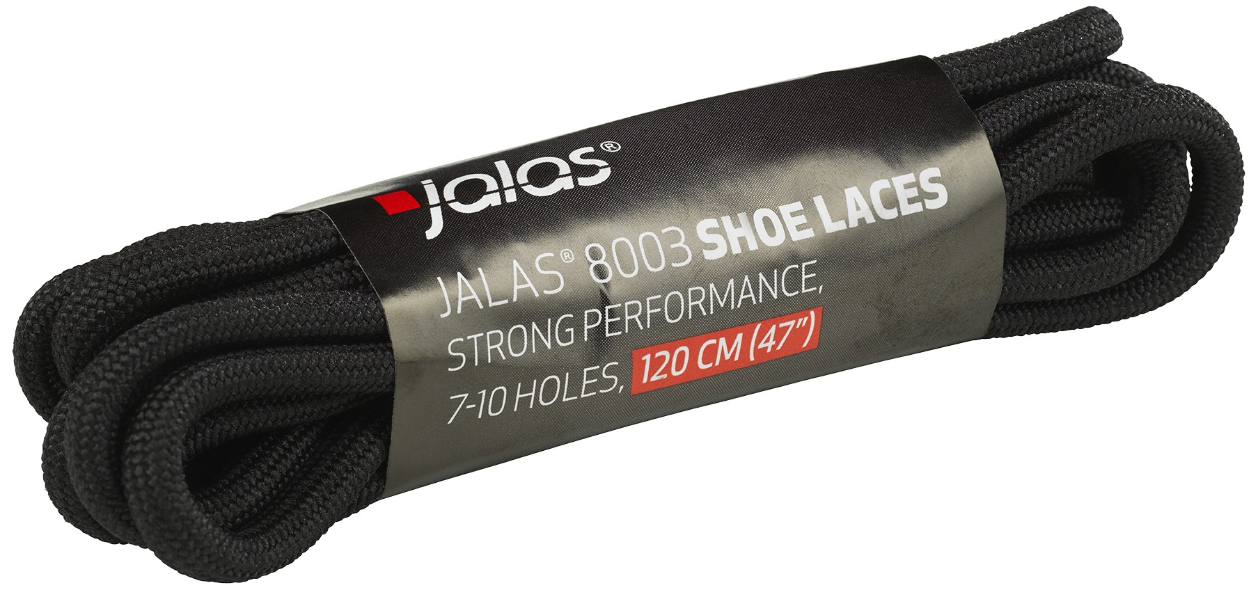 Jalas Snørebånd Sort Polyester 8003  90cm