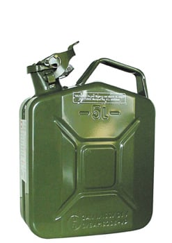 Jerry Can   Liter   Metal     Mm Grøn
