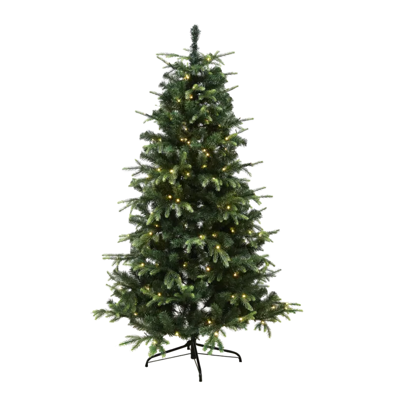 Juletræ Kunstig Pe Pvc Viga  Klasse    170x116 Cm   Led Nordic Winter