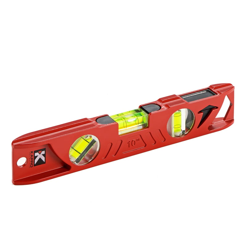 Kapro Torpedo Vaterpas 25 Cm Støbejern Med Dualview Og Magnet
