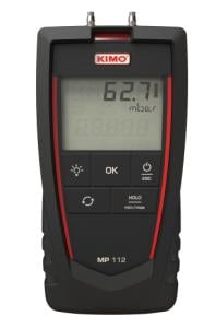 Kimo Mp112  Differenstrykmanometer   Kalibreringscertifikat