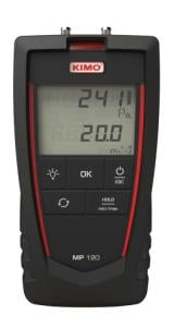 Kimo Mp120  Microanemometer:     1000 Pa    Kalibreringscertifikat