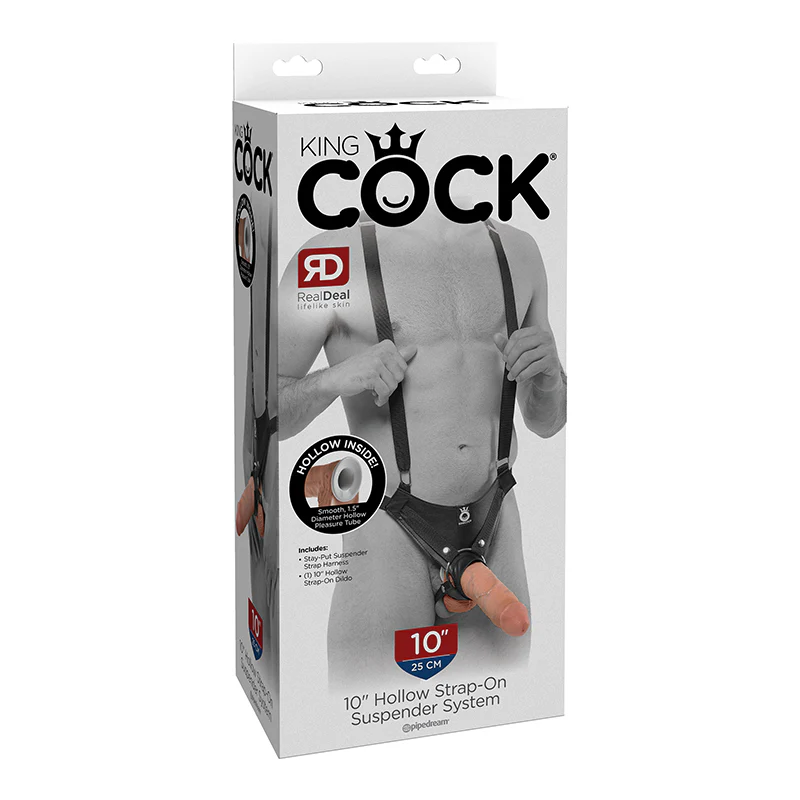 King Cock 11 Quot  Hollow Strap-on Suspender System