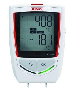 Kistock Kt320  Datalogger Med Intern Temperaturføler Og   Eksterne Input
