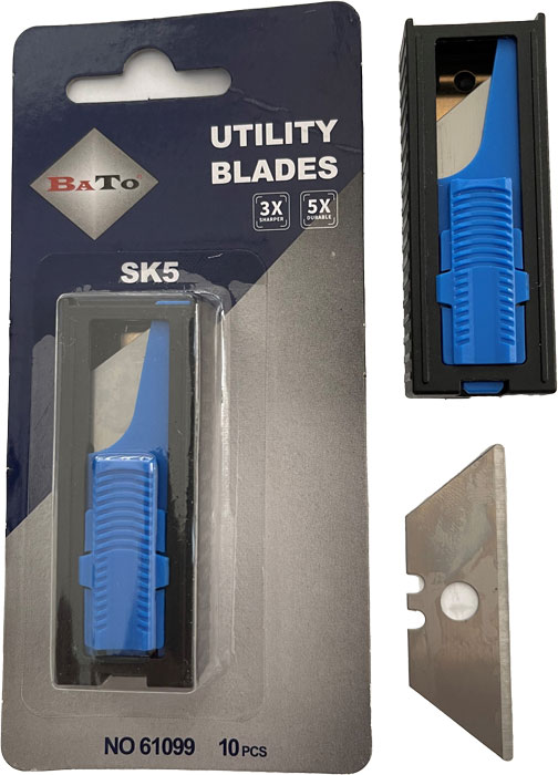 Knivblad Trapez Sikkerhed Pakke   10 Stk