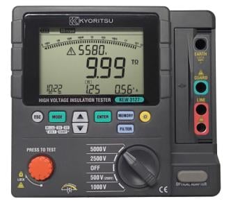 Kyoritsu 3127   Digital 5kv Højspændingsisolationstester