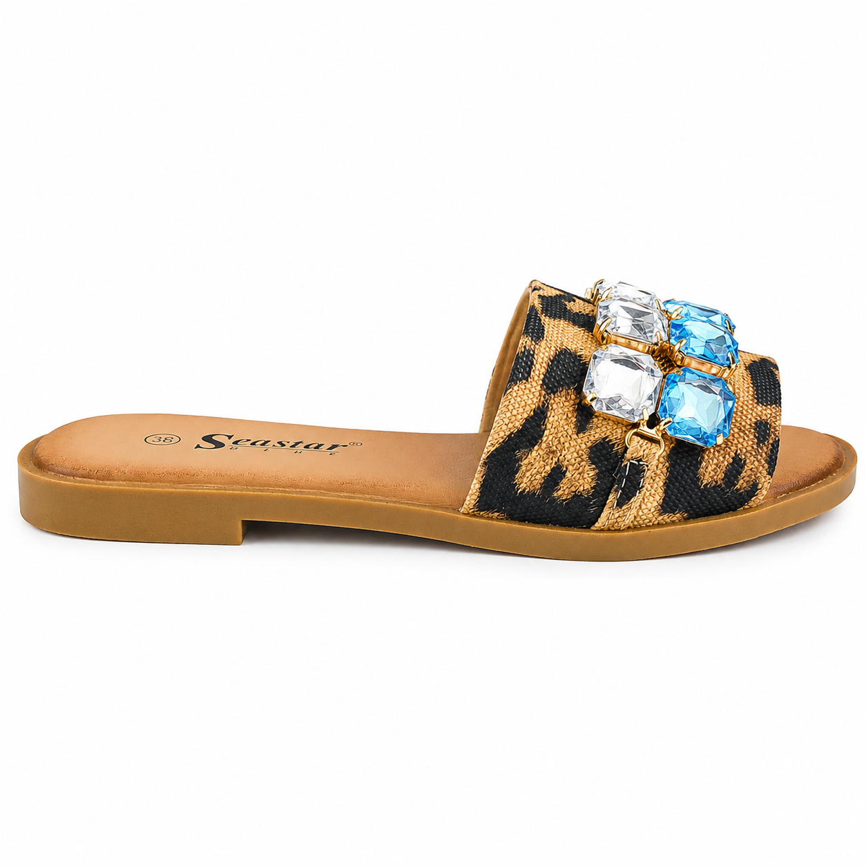 Leopard Glam Slippers 41