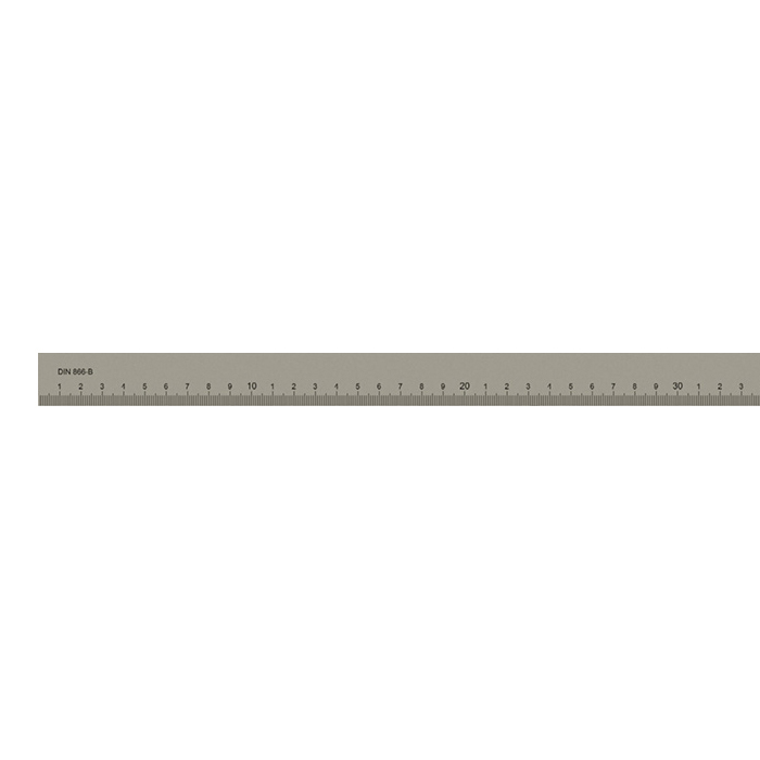 Målestav Form   2000x40x8 Mm Din 866