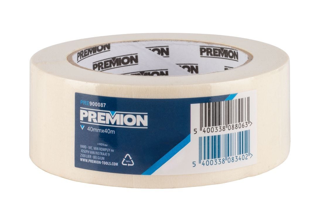 Malertape 40 Mm   40 Meter Hvid