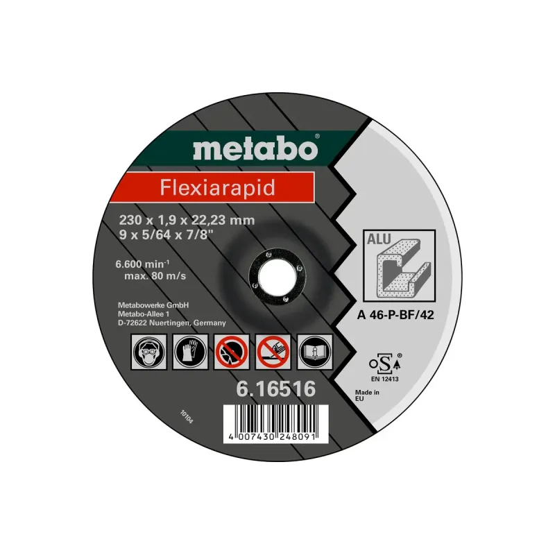 Metabo 4007430248060 616513000 Kvalitetsklasse   60-    46   Flexiarapid Alu