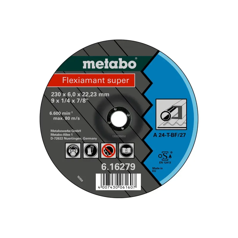 Metabo 4007430435897 616487000 Kvalitetsklasse 24- Flexiamant Super Stål
