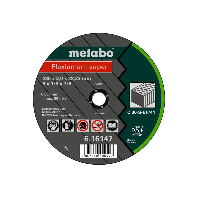 Metabo 4007430401106 616303000 Kvalitetsklasse 30- Flexiamant Super Sten