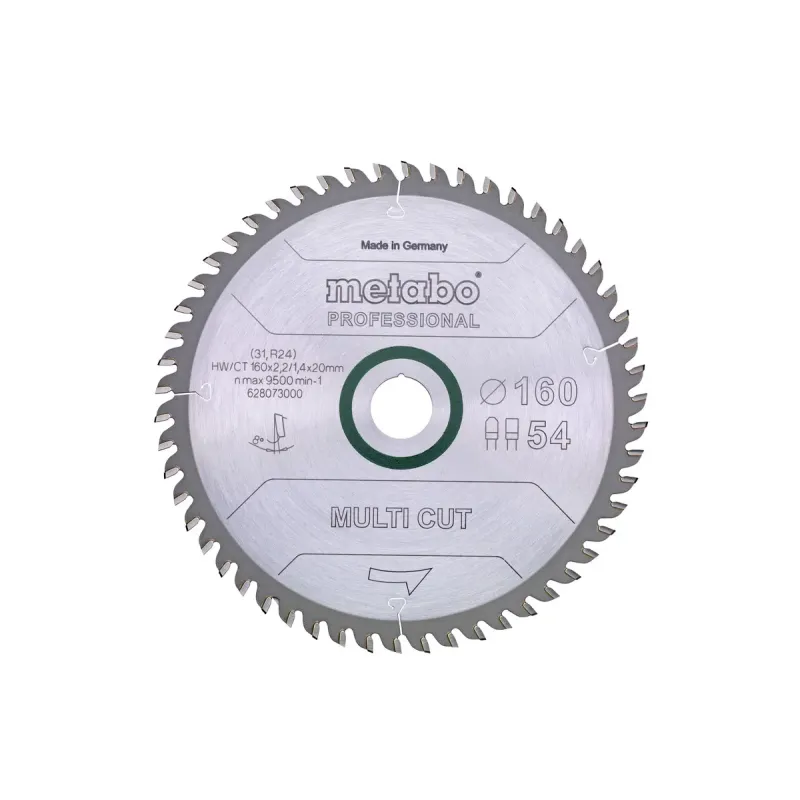 Metabo 4007430176431 628076000 Rundsavklinge Multi Cut  Kvalitet Professional  Til Håndrundsav