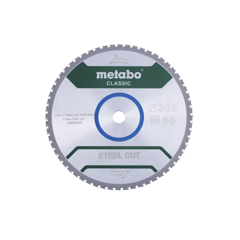 Metabo 4061792174573 628669000 Rundsavklinge Steel Cut Kvalitet Classic Til Semistationære Rundsav