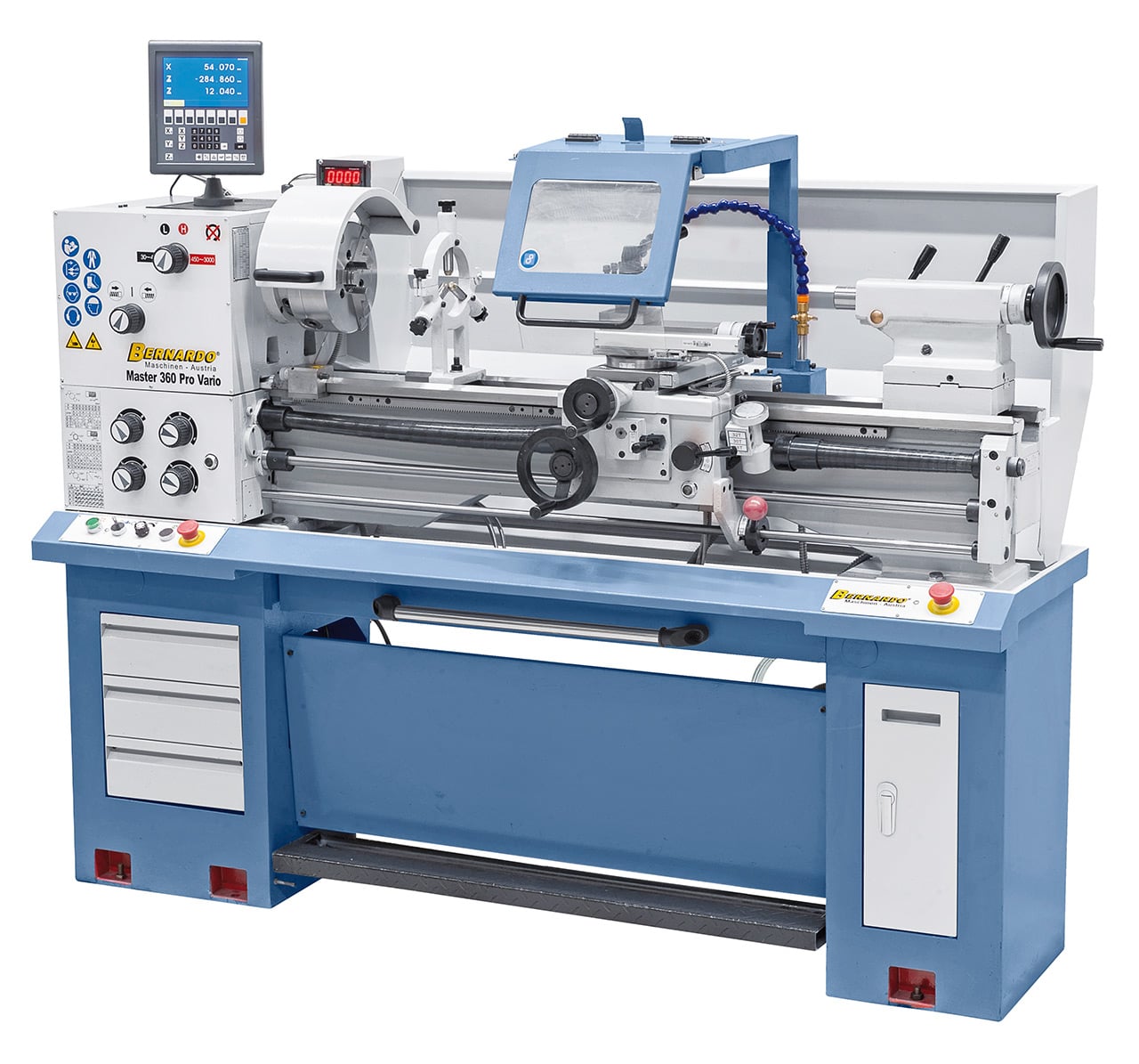 Metal Drejebænk Master 360 Pro Vario Inkl   -akset Digital 3x400v