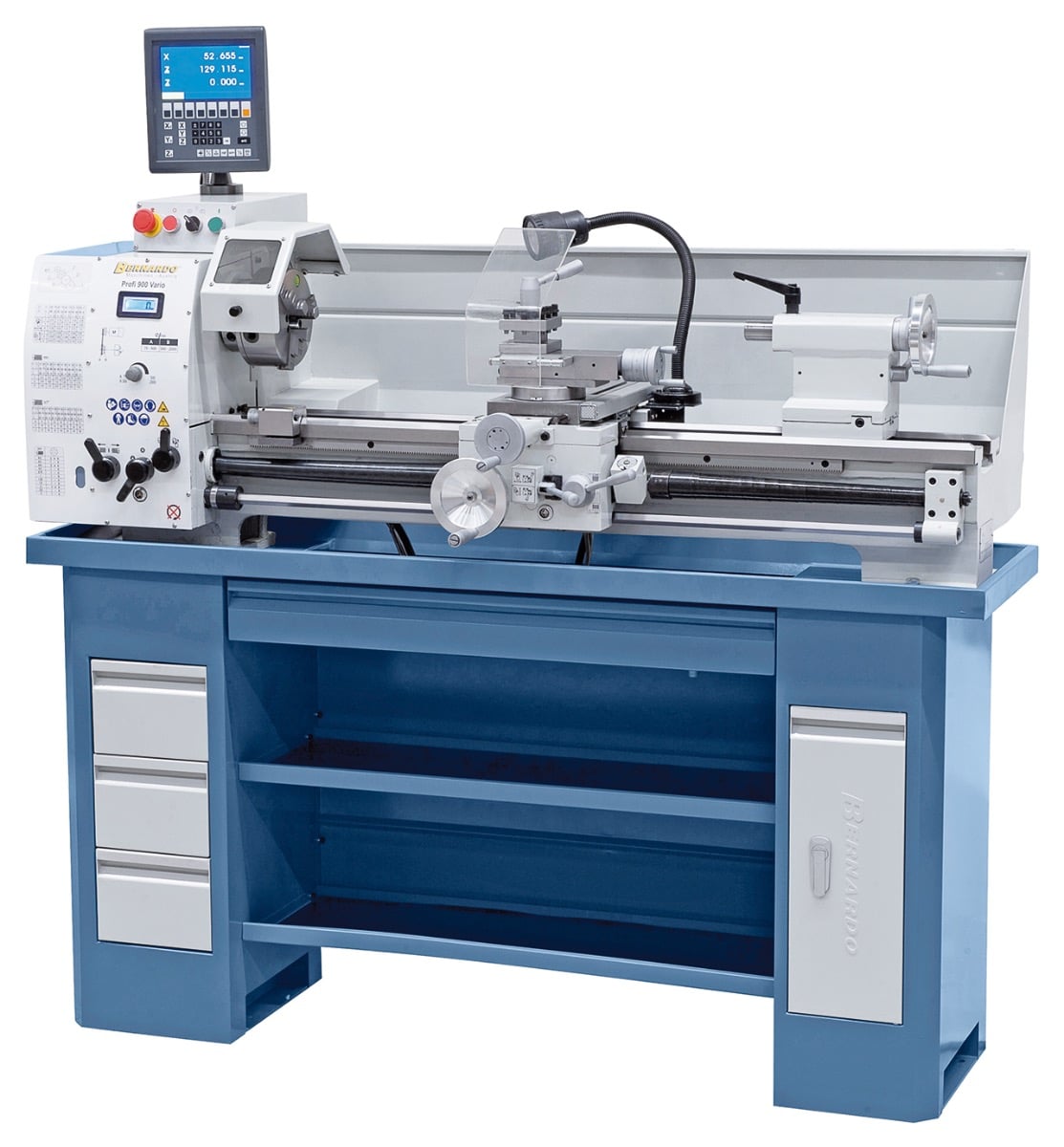 Metal Drejebænk Profi 900 Vario Inkl   -akset Digital 3x400v