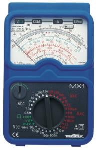 Metrix Mx   Mål 1500v Ac Dc Sikkert Med Et Robust Viserinstrument