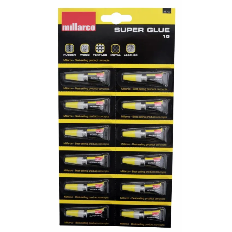 Millarco Hurtighærdende Superlim 12     Gram