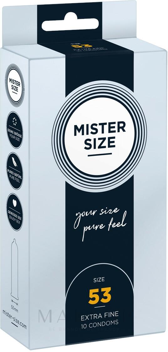 Mister Size 53 Pure Feel 10 Kondomer
