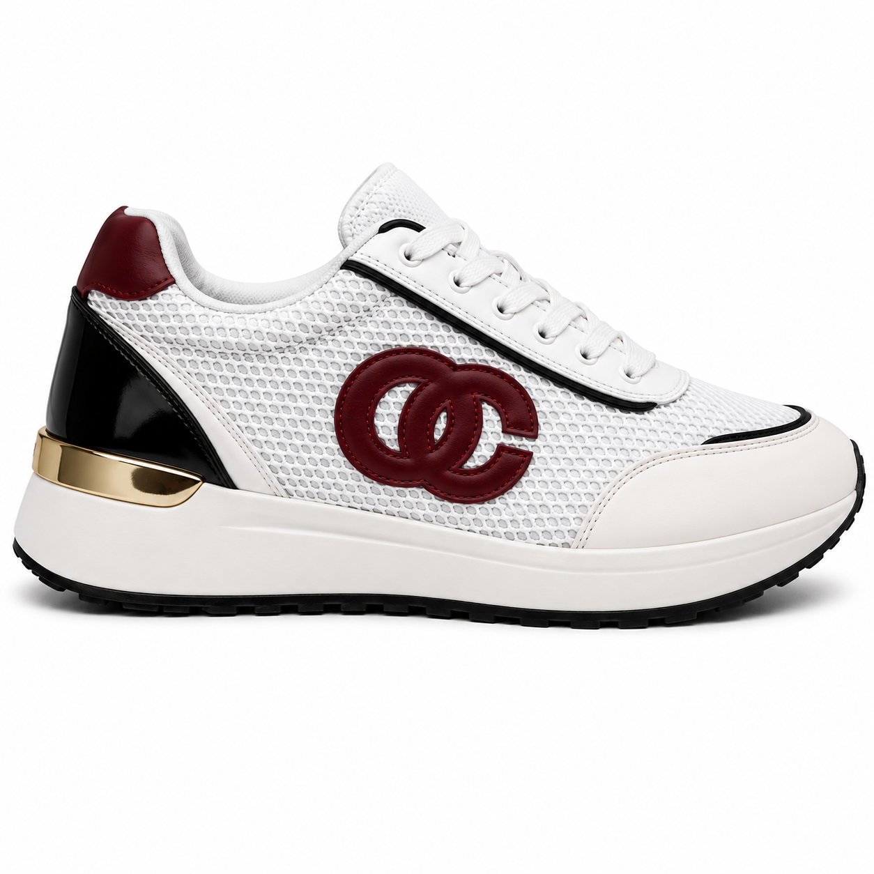 Montera Luxe White Red 41