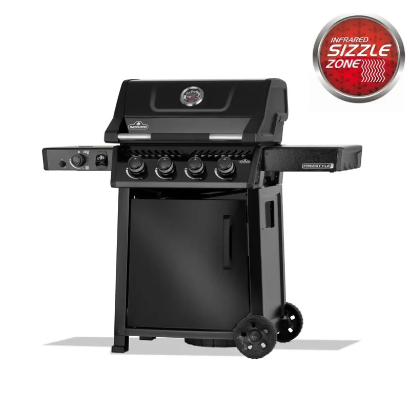 Napoleon Freestyleâ  425 Pro Med Sizzle Zoneâ  Sort Fp425dsibpk- -