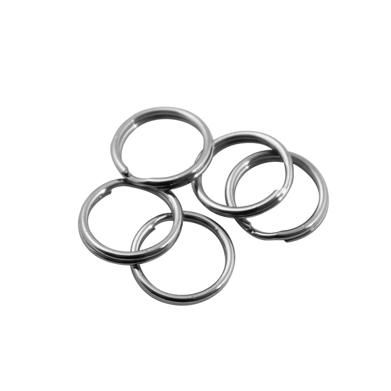 Nøglering ø10 Mm Forniklet 10 Stk Pakning