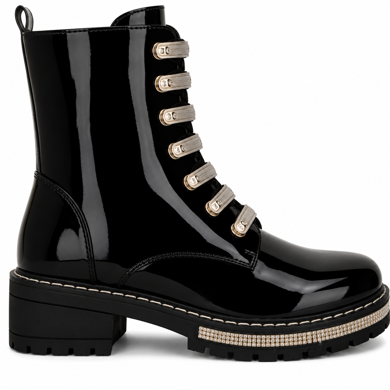 Noira Crystal Lace Boot 40