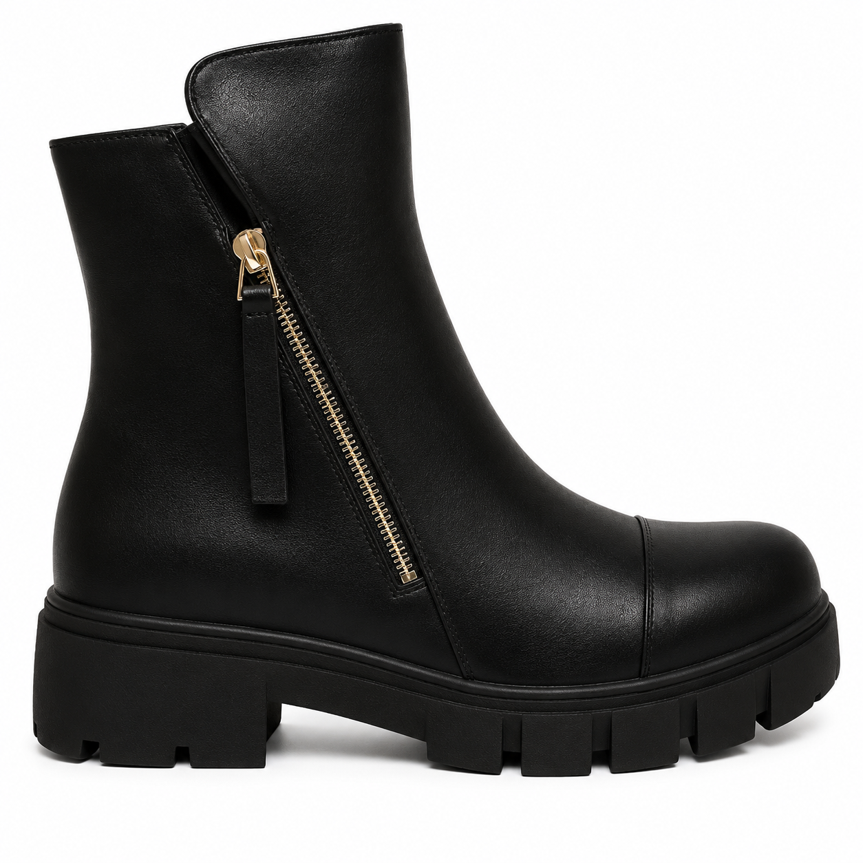 Noira Gold Zip Boot 40