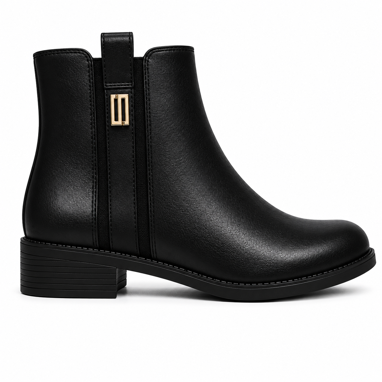 Noira Gold Zip Chelsea Boot 41