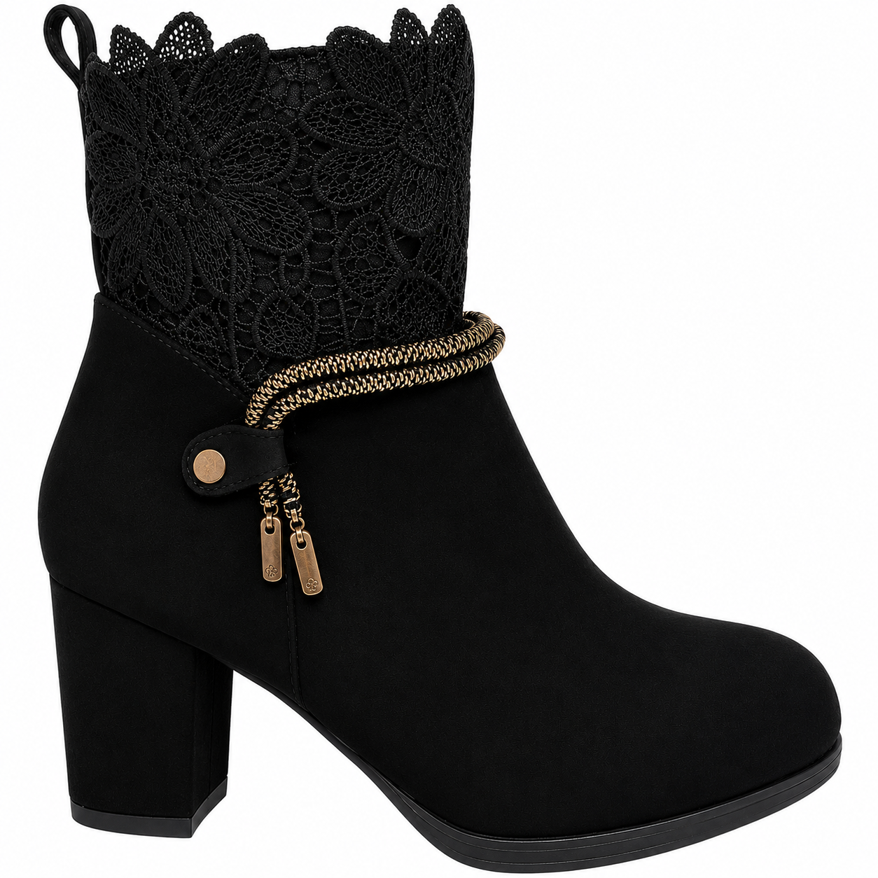 Noira Lace Charm Boot 38